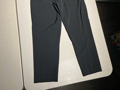 Paskho Pants Men’s XL Black Tech Performance Stretch Nylon Elastane 28” Inseam
