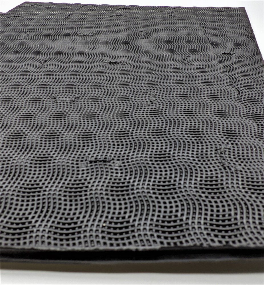 VIBRAM CHERRY SOLING Rubber Panel/ 4mm Thick / 11.75″X 11.25″/ Shoe Repair