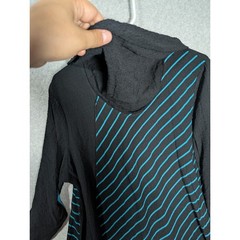 Ali Miles Tunic Top Women Large Asymmetric Hem Cowl Neck Lagenlook Art to Wear
