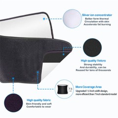 Women Waist Trainer Sauna Neoprene Sweat Belt Tummy Control Yoga Gym Body Shaper