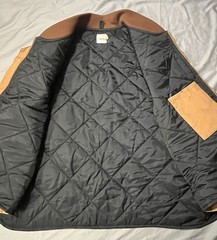 Carhartt Vest Firm Duck Work Quilted Size 5XL -Brown Vintage