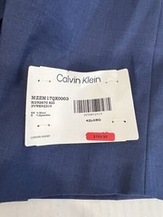 NEW Calvin Klein Mens Royal Blue Nailhead Stitch Lapel Sport Coat Blazer Sz 42 L