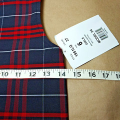 Becky Thatcher School Uniform Dress Girls Size 6 Plaid Pleat Jumper With Tags