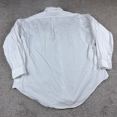 Mercer & Sons Shirt Mens 17.5 35 White Button Up Office Career Buisness USA Made