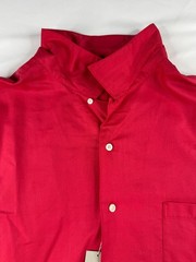 Daniel Cremieux NWT Signature Collection Red Button Up Shirt XL