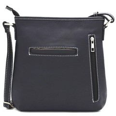 Gothic Flame Skull Handbag Punk Purse Women Shoulder Bag Crossbody Wallet Black