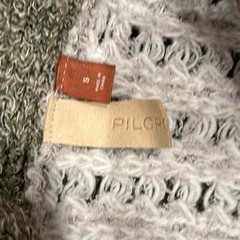 Pilcro Women’s Boat Neck Sweater White Moss Green Size S