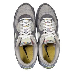 Nike Air Max 90 NRG Mens 9 Grey Vast CK6467-001 Recycled Canvas Sneakers Shoes