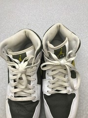 Mens Nike Air Jordan 1 Phat 364770 145 Size 8 Rare White Moss Khaki KG