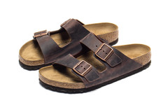 Birkenstock Arizona Oiled Leather Habana Sandals Soft Footbed Shoes New w/ Box