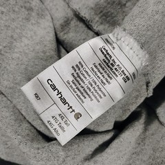 Carhartt Grey Pocket T-Shirt 4XLT Tall Work Shirt K87