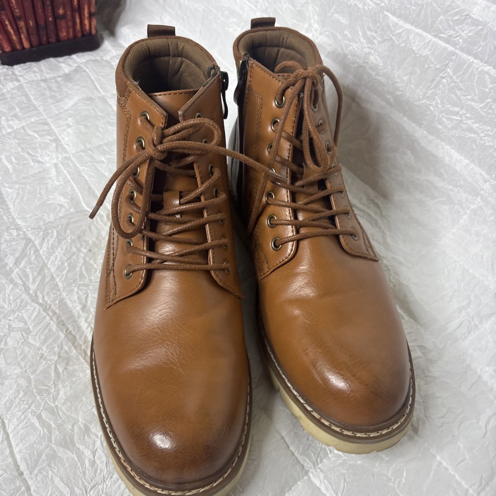Steve Madden Men’s P-Broome Chukka Ankle Boots Lightweight Lace-Up Choose Size