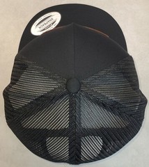 Levi Garrett Patch Trucker Hat Yupoong / YP Classics 6006 Black/Black