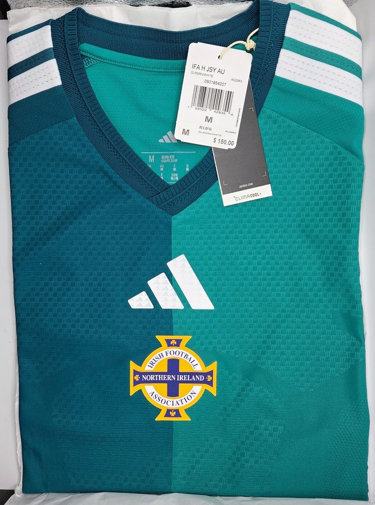Authentic adidas Green Northern Ireland 2026 Home Jersey size Medium M – NWT