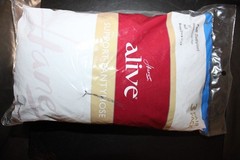 Hanes Alive Support Pantyhose Non Control Top Sheer Toe 3 Pack 3013 Barely Black