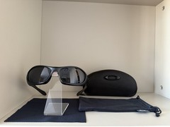 Vintage Oakley Monster Dog Sunglasses 00s Matte Black Frame Black Lenses