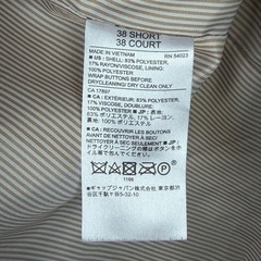Banana Republic Summer Blazer Mens 38S Rayon Sport Coat Suit Jacket Tan Weave