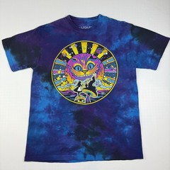 Liquid Blue Alice in Wonderland Cheshire Cat Tie Dye T-shirt X Large