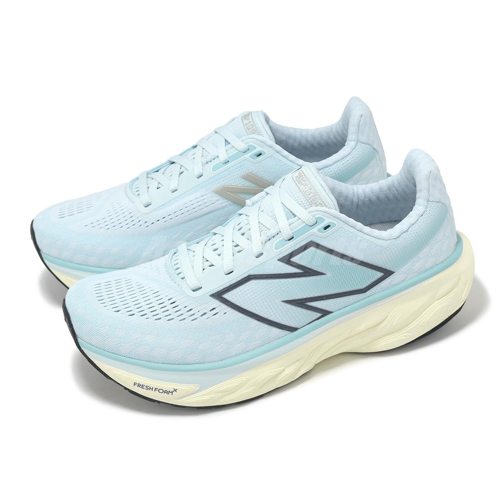 New Balance Fresh Foam X 1080 V14 D Wide NB Blue Beige Women Running W108014D-D