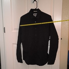 Express Men’s Extra Slim Fit Dress Shirt M 15-15.5 32/33 Cotton Stretch Black