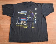 Vintage 1992 Hank Williams Jr Hotel Whiskey Tour Shirt Tee XL Sr George Jones