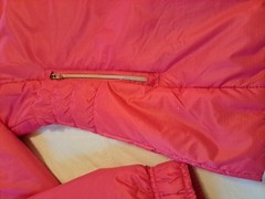 Nike Golf Hot Pink Zip up Puffer Jacket Hooded Size L EUC Returns Accepted