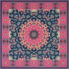 Bycc Bynn 4-Pack 100% Cotton Bandana Set, Vintage Graphic Print, 22×22 inches