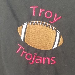 Destinations INDesigns Global Troy Trojans Men’s Black V-Neck Pullover XL