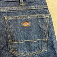 Dickies Industrial Fit Straight Leg Jeans Mens 36×30 C994 Workwear Dark Wash