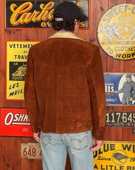 Size 40US Reg (50EU). Vintage suede ranch jacket made in USA