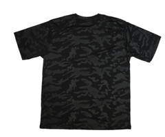 Badger Sport 4139 Monocam Black Camouflage Short Sleeve Workout T-Shirt Mens XL