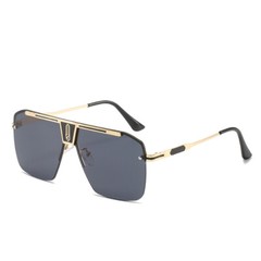 Oversized Square Pilot Sunglasses Mens Women Designer Fashion Outdoor Glasses
