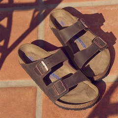 Birkenstock Arizona Oiled Leather Habana Sandals Soft Footbed Shoes New w/ Box