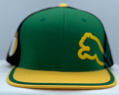 Puma Brazil Snap Back Hat / Cap – OSFA – Sample – Yellow Green Black – NEW