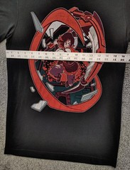 Rooster Teeth RWBY Ruby Rose T-shirt Adult Size Small Black Graphic Anime
