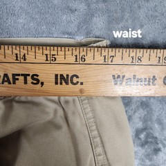 VINTAGE Trail Designs Convertible Cargo Pants Mens 34×30.5 Beige Cotton Safari