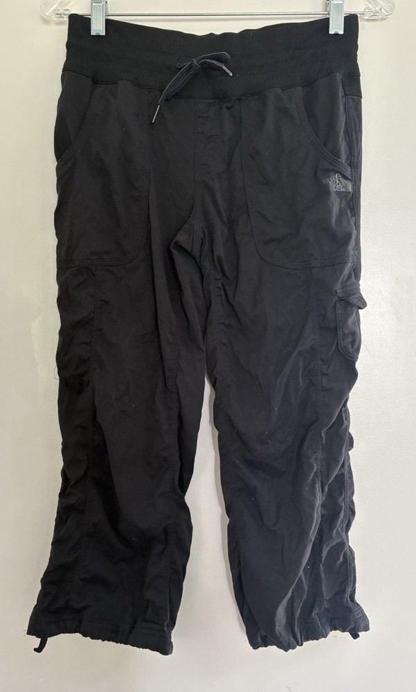 The North Face Women’s Solid Black Nylon Adjustable Waist Lightweight Pants S