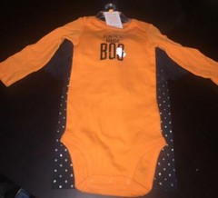 Baby Infant Girls Size 6 Months Auntie’s Little Boo Halloween Set Carter’s