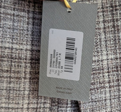 CANALI Wool Silk Blend Sport Coat, Brown Brushed Plaid, Size 46 R (56 EU) NWT