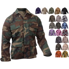 BDU Shirt Tactical Military Uniform Army Coat Camouflage Army Fatigue Jacket