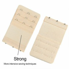 8Pcs Lady Adjustable Bra Extender 3 Hooks Elastic Underwear Strap Extension Belt