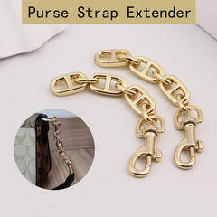 Purse Strap Extender 2Pcs 4.7 Inch Bag Extender Chain for Shoulder Bag Metal Cha