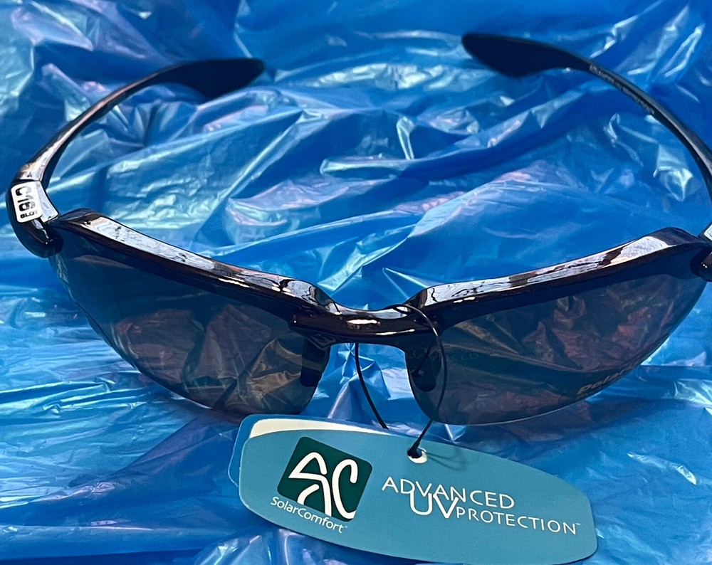 POLARIZED BROWN LIGHTWEIGHT SPORT SUNGLASSES*100% UVA /UVB PROTECTION & CASE