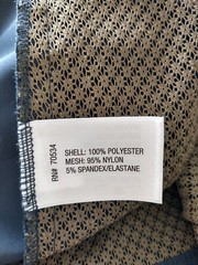 Orvis blue 100% polyester 95% nylon 5% elastane Jacket. UK men’s size Medium