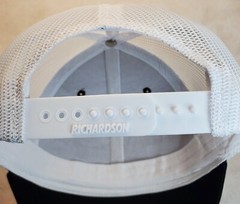 WAYLON JENNINGS Patch on Richardson 112 Trucker Hat Snapback Black/White