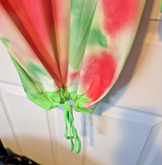 Neon Tie Dye HOODIE JACKET DRESS XL: RAVE/ CLUB/ FESTIVAL/ PARTY/ Y2K/ UNIQUE