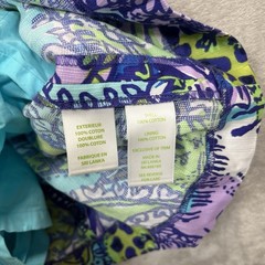 Lilly Pulitzer Jesse Romper Dress Size 0 Cattitude Blue Green Cat Print Vacay