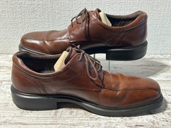ECCO Helsinki 2 Potting Soil Brown Lace Up Dress Shoes EU 47 Mens 13 – 13.5 US