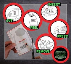 Self-Adhesive Big Toe Hole Repair Patches with Applicator – Shoe Toe Protection