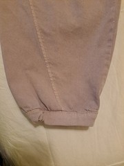 PILCRO mid-rise parachute pants Sz S EUC Beige Returns Accepted
